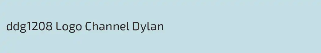 ddg1208 Logo Channel Dylan